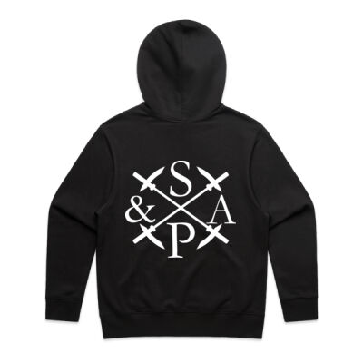 SAAP Whit Logo - Heavy Hoodie Thumbnail